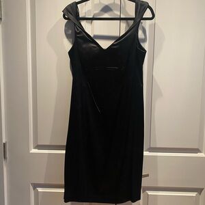 Calvin Klein Black Satin Dress